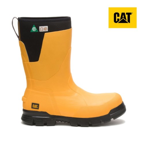 Pánské Pracovní Boty Caterpillar Stormers 11" Steel Toe CSA Žluté (CZ-9WKU)